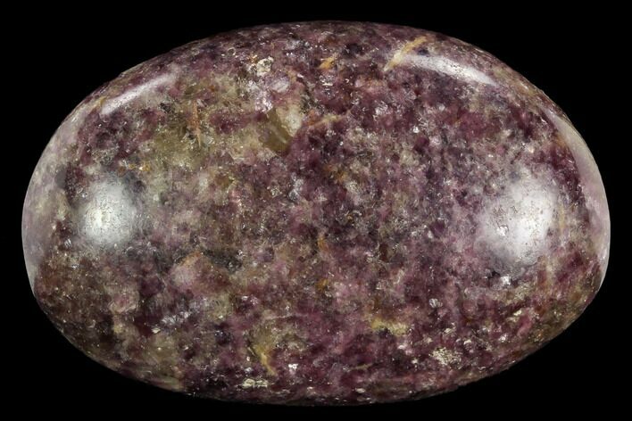 Sparkly, Purple Lepidolite Palm Stone - Madagascar #119261